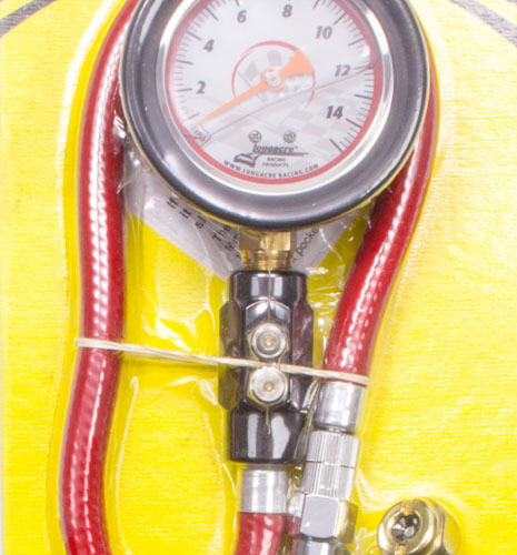 Tire Gauge 0-15PSI 2.5in GID Dual Bleed
