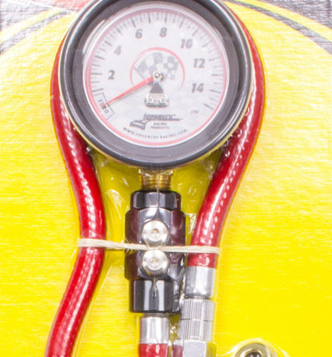 Tire Gauge 0-15PSI 2.5in GID Dual Bleed Deluxe