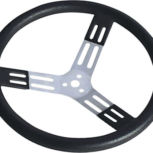 15in. Steering Wheel Black With Bumps Nat. Fi