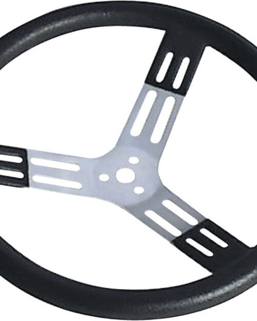 15in. Steering Wheel Black With Bumps Nat. Fi
