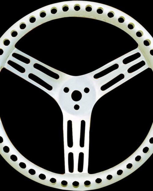 Steering Wheel 14in Dished Drilled Natural