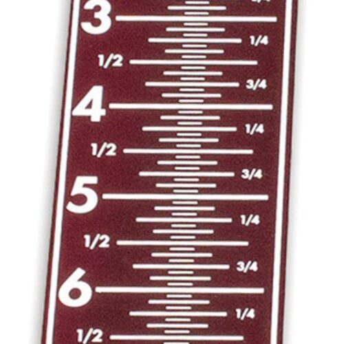 Gauge / Target for Laser Level Chassis Height