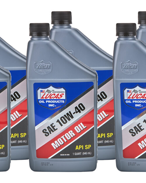 SAE 10W40 Motor Oil 6x1 Quart