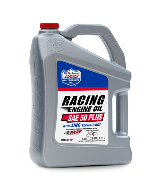 50 Plus Racing Motor Oil 5 Quart Bottle