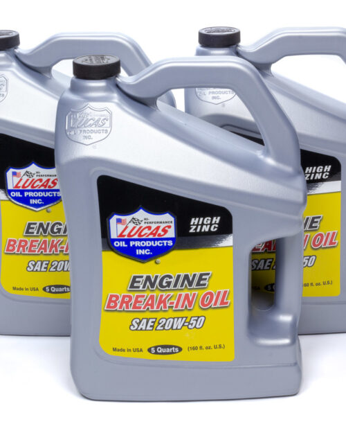 SAE 20W50 Break-In Oil Case 3 X 5 Quart Bottle