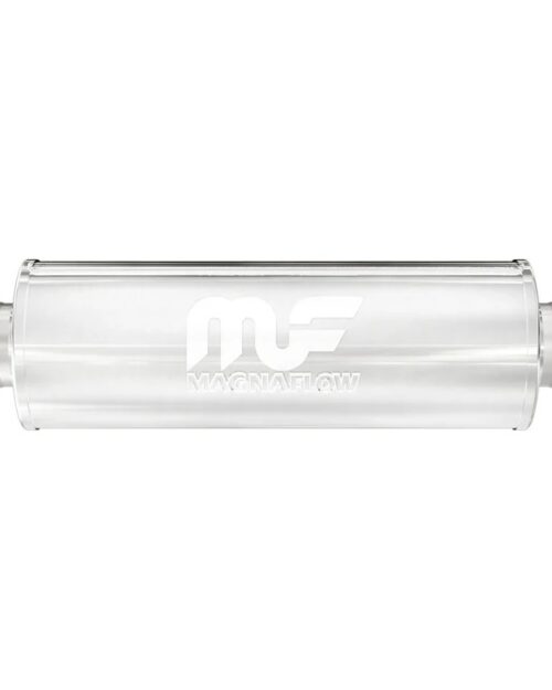 4in Round Muffler 2in In/Out