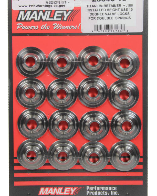 10 Deg Titanium Retainer +.100