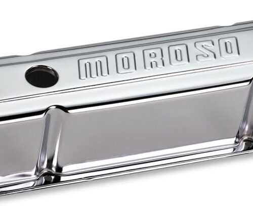 Chrome B/E Valve Covers SBC Tall w/o Baffle