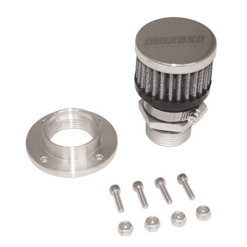 Valve Cover Breather Kit Bolt In Style - Aluminum