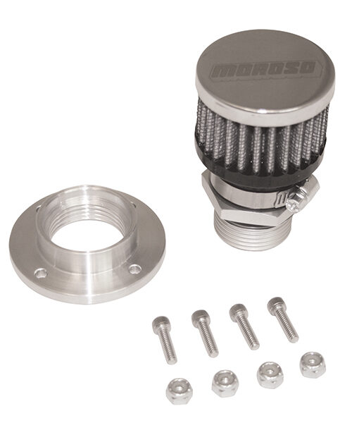 Valve Cover Breather Kit Bolt In Style - Aluminum