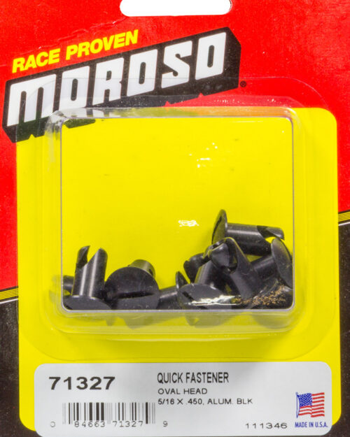 Oval Head Quick Fastener 5/16 x .450