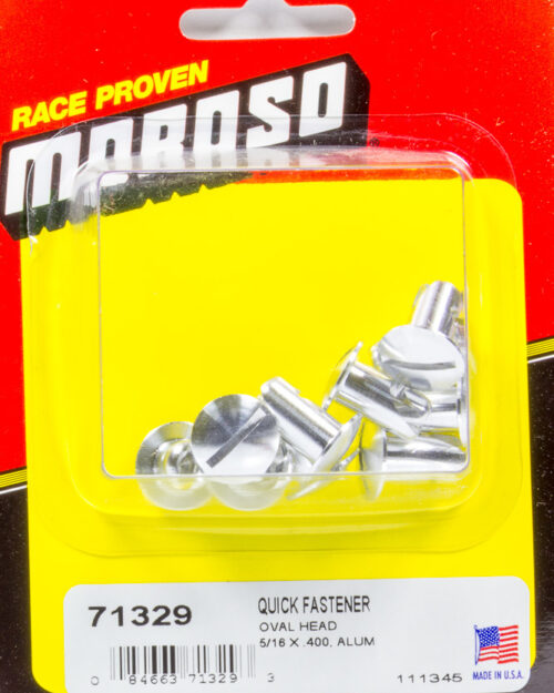 Oval Head Quick Fastener 5/16 x .400
