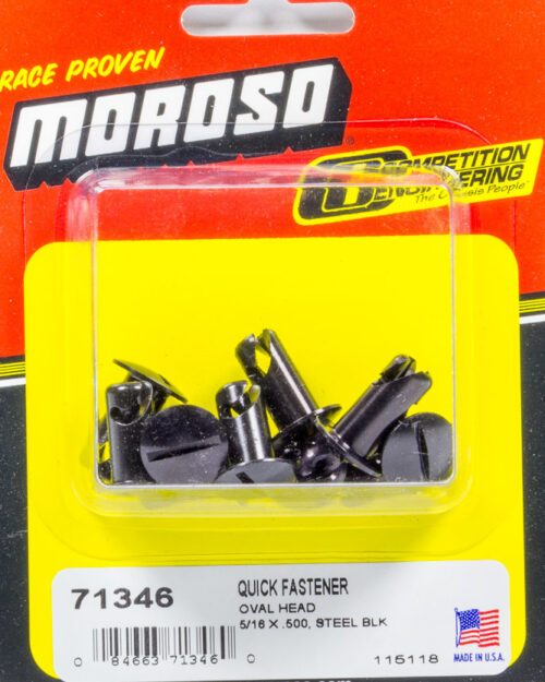 Oval Head Quick Fastener 5/16 x .500