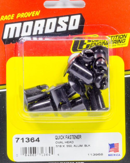 Oval Head Quick Fastener 7/16 x .550