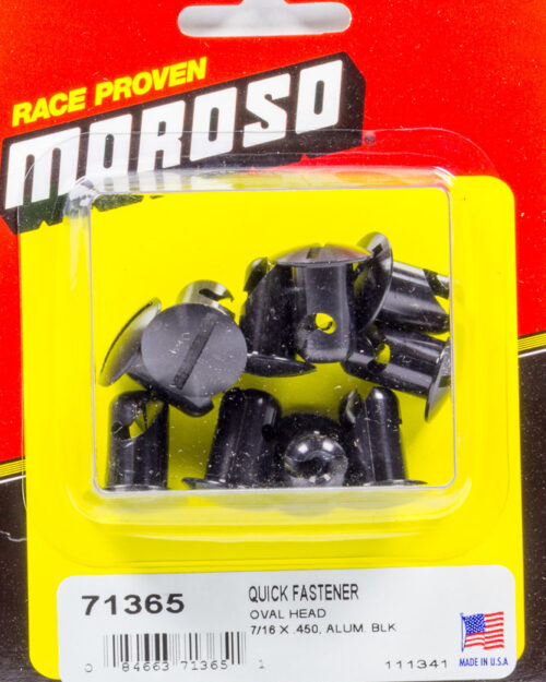 Oval Head Quick Fastener 7/16 x .450