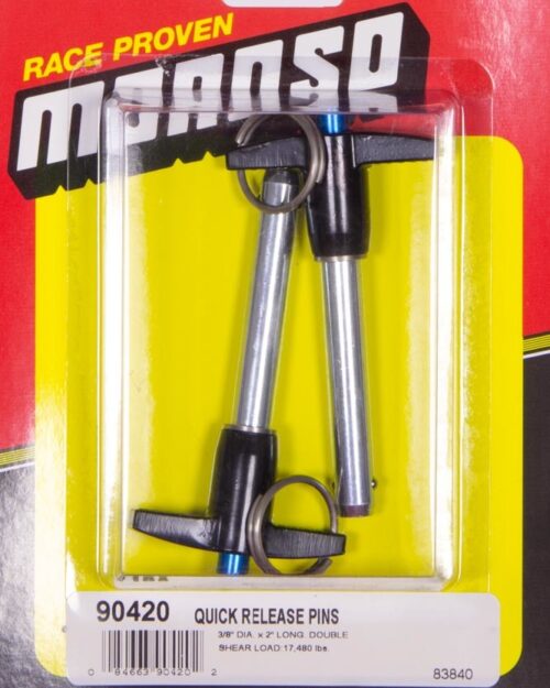 Quick Release Pins (2) 3/8 x 2in