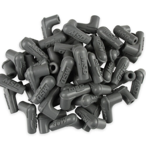 90-Deg Sprak Plug Boots 50pk - Gray
