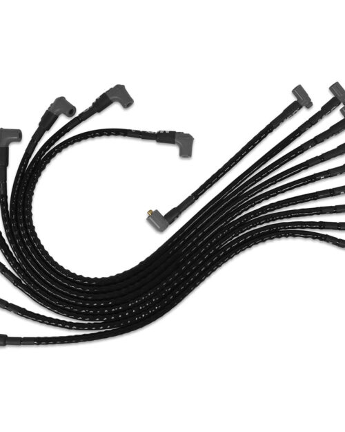Spark Plug Wire Set - SBC 8.5mm Sleeved Black