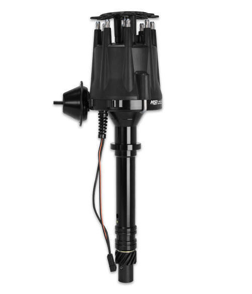 Chevy V8 Pro Billet Distributor Black Finish