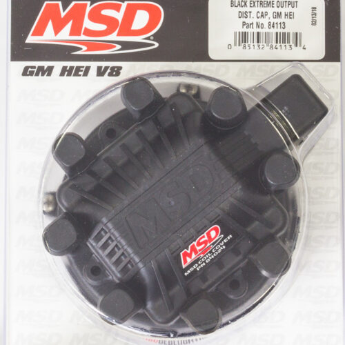 GM HEI Distributor Cap Black