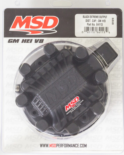GM HEI Distributor Cap Black