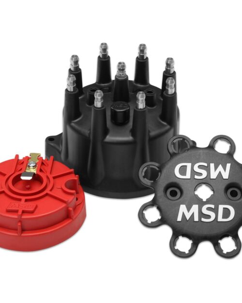 Distributor Cap & Rotor Kit Small Diameter Black