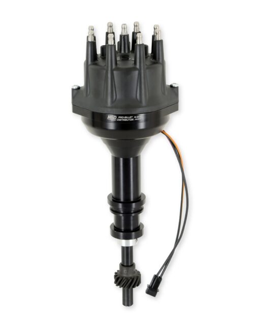 SBF 351W Pro Billet Distributor Black Finish