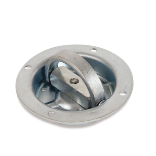 Recessed D-Ring 360 Deg Swivel Zinc