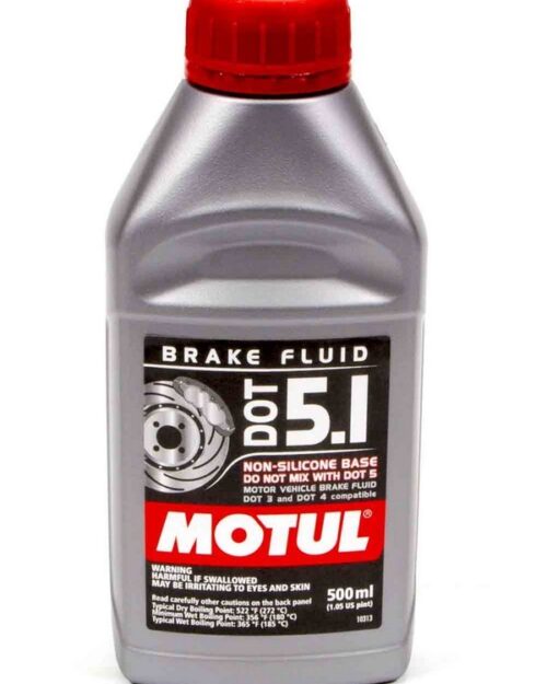 Brake Fluid DOT 5.1 Non-Silicone 1/2 Liter