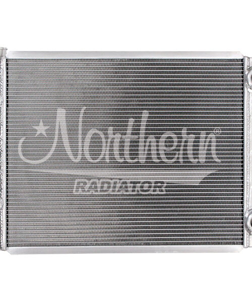 GM Radiator Dual Pass 19 x 28 Changeable Inlet
