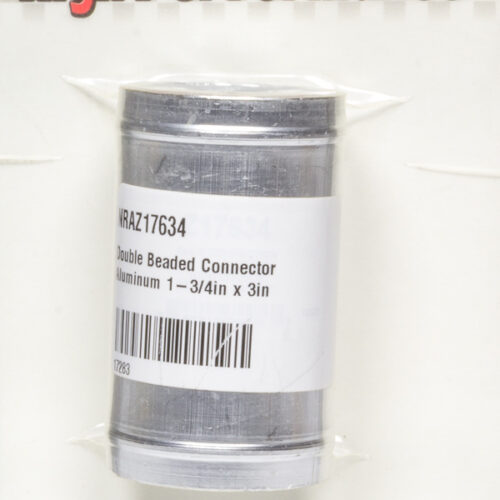 Double Beaded Connector Aluminum 1-3/4in x 3in