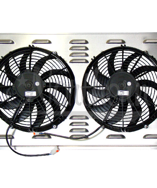 Dual 12in Fans w/Shroud