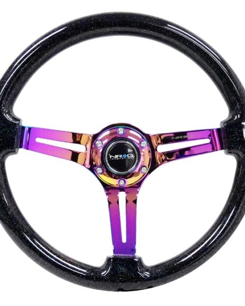 Steering Wheel 350mm 3in Dish Galaxy -Neochrome