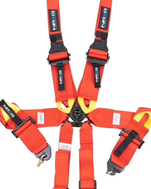 Harness 6pt Camlock Red Hans FIA