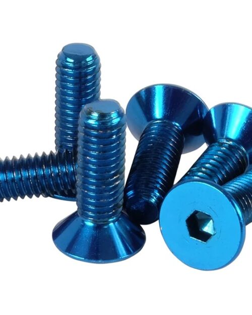 Screw Kit Steering Wheel Blue Conical