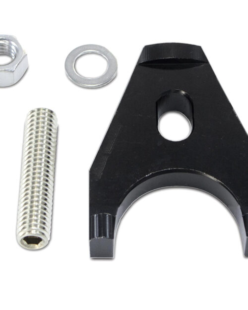 Distributor Cap Hold Down Clamps Black Alum.