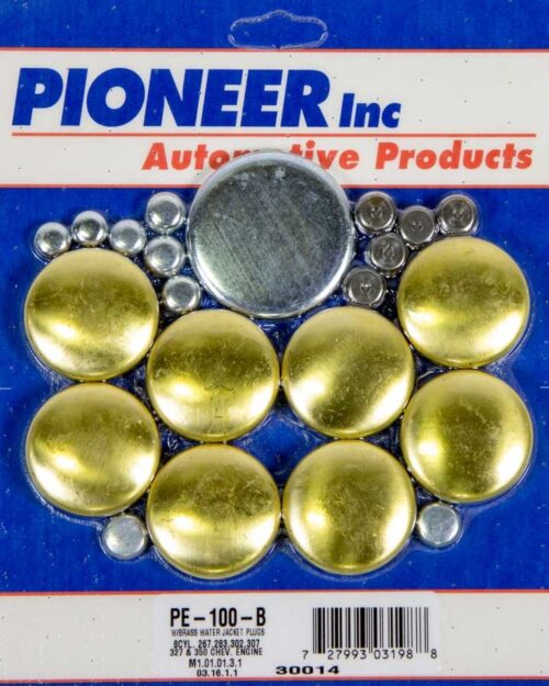 350 Chevy Freeze Plug Kit - Brass