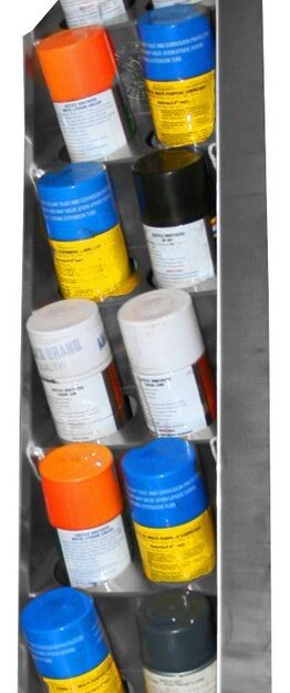 Aerosol Spray Can Shelf 12 Can Vert.