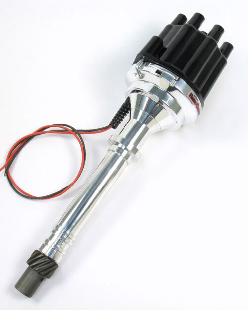 SBC/BBC Billet Dist. w/ Black Cap