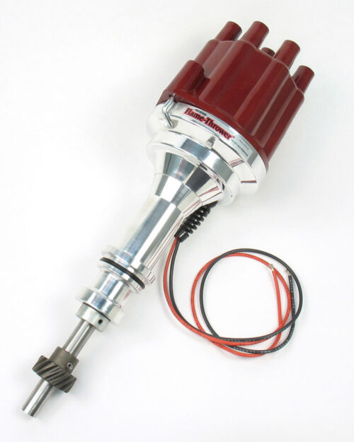 SBF Billet Distibutor w/Red Female Cap