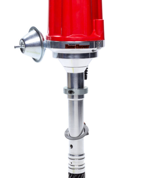 Billet Distributor Chevy V8 - Red Male Cap