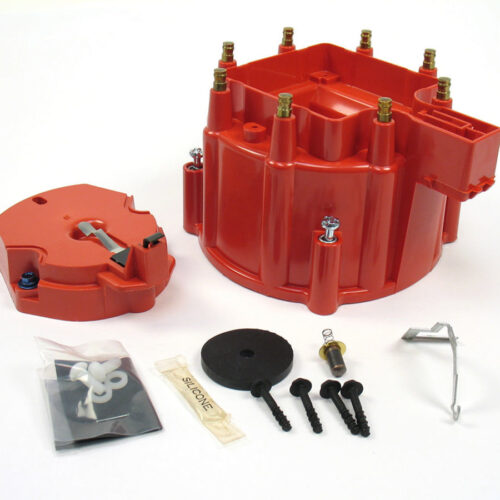GM V8 Cap & Rotor Kit - Red