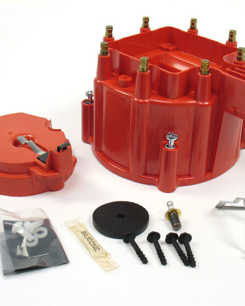 GM V8 Cap & Rotor Kit - Red