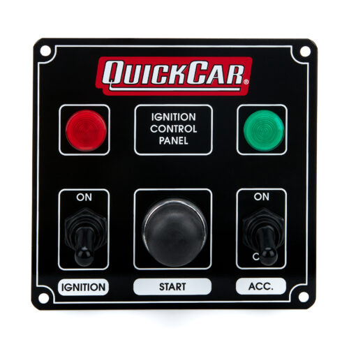 Ignition Panel Black w/ 1 Acc. & Lights