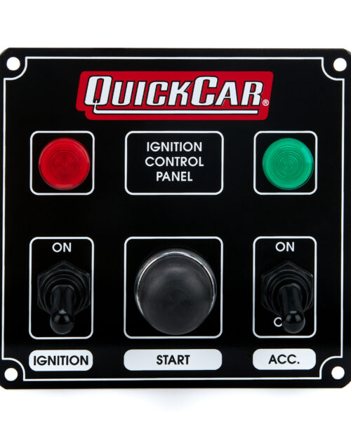 Ignition Panel Black w/ 1 Acc. & Lights