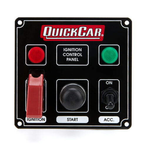Ignition Panel Black w/ 2 Acc. & Lights