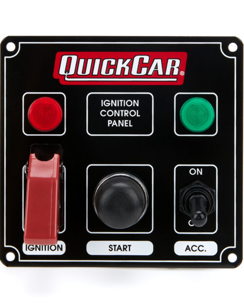 Ignition Panel Black w/ 2 Acc. & Lights