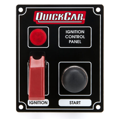 Ignition Panel Black w/ Flip Switch & Lights