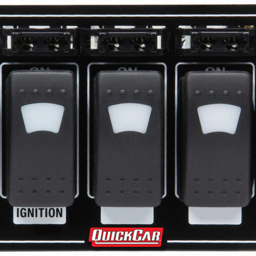 Ignition Panel w/ Rocker Switches Fuses & Lights