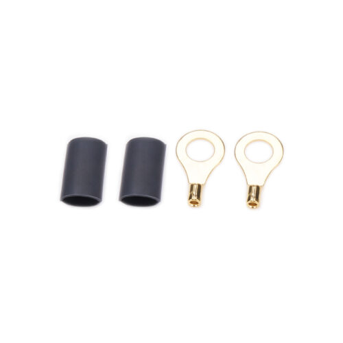 Ring Terminal 1/4in 18- 22 Ga w/Heat Shrink Pair